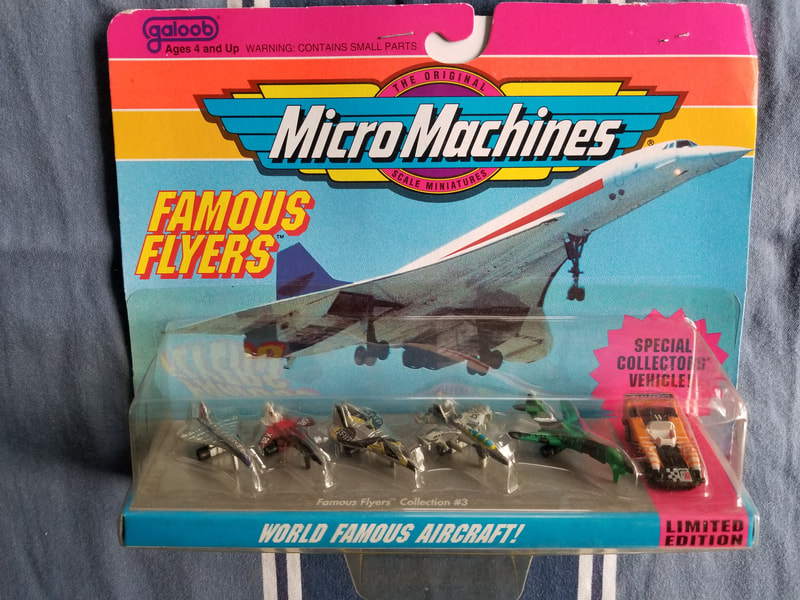 1993 Micro Machines: Action Adventures, #19 SHUTTLE TEAM COLLECTION