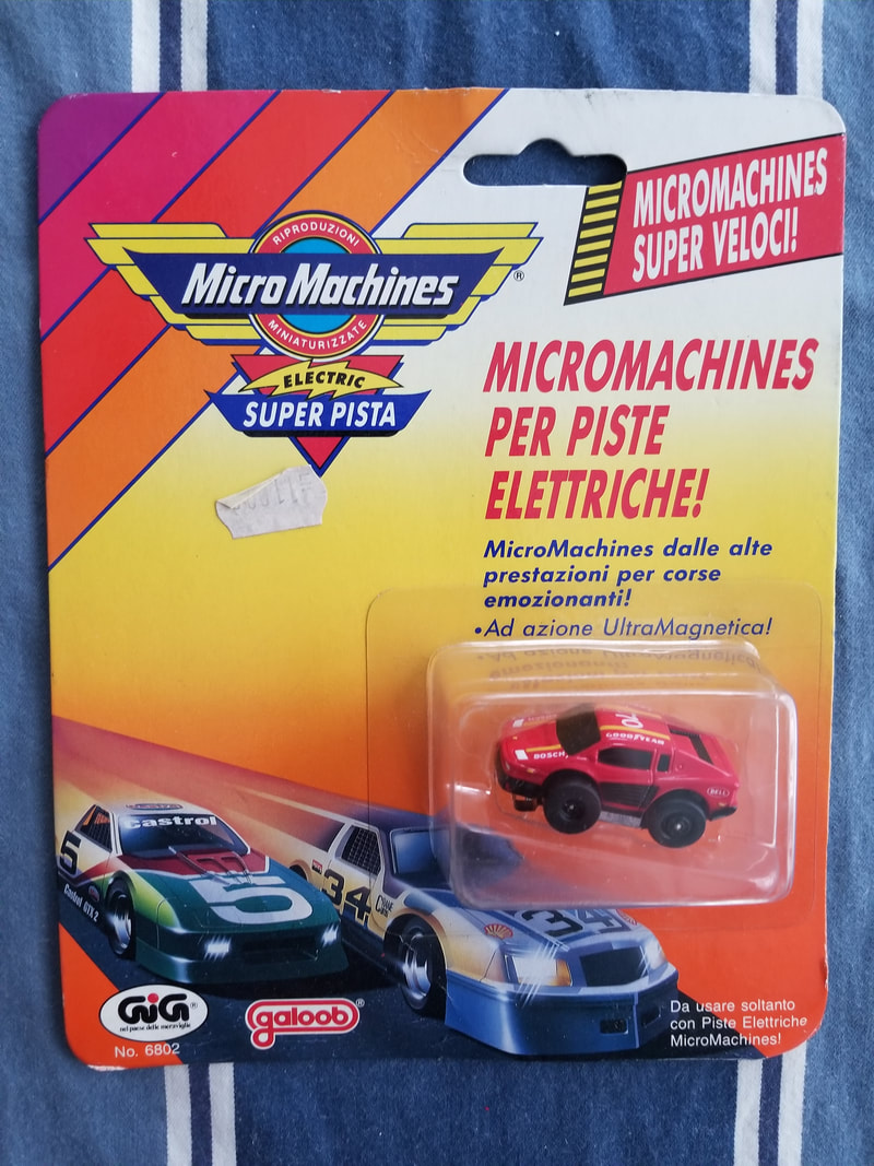 1990 Galoob Micro Machines 1/87th 300HP Firebird Slot Car NOS MIB 