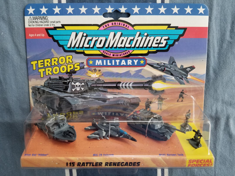 Micro Machines Sea Shadow Sea Viper Military Terror Troops #11 RAVEN 1997 LGTI 