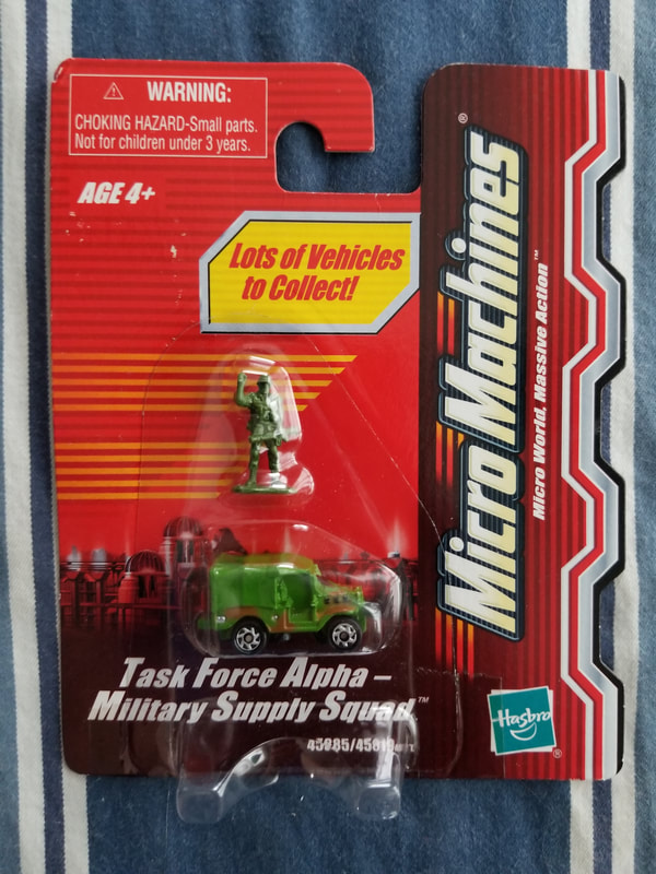 MICRO MACHINES TASK FORCE ALPHA MILITARY SUPPLY SQUAD 2003 HASBRO NEW ON CARD 